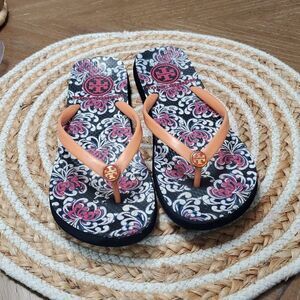 Tory Burch🌺 Women’s Floral Sandals,  Size 7